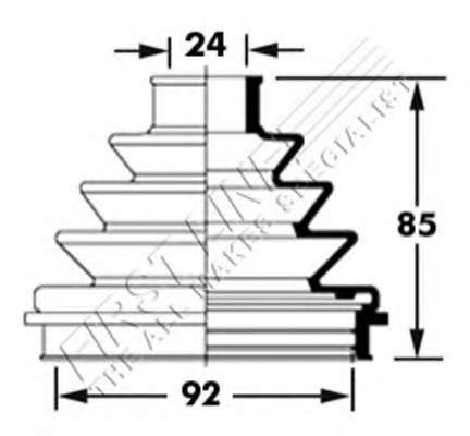 Пыльник, приводной вал