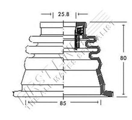 Пыльник, приводной вал