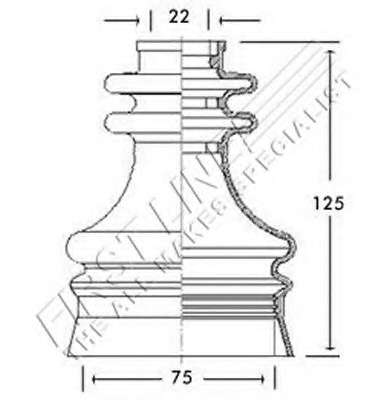 Пыльник, приводной вал