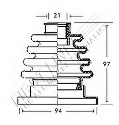 Пыльник, приводной вал