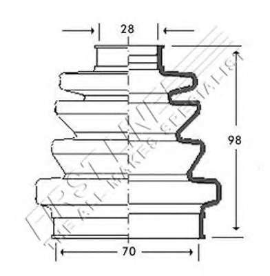 Пыльник, приводной вал