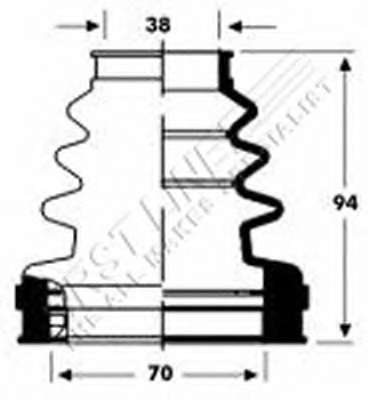 Пыльник, приводной вал