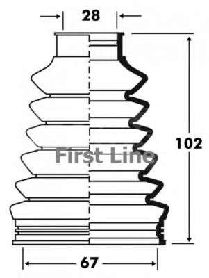 Пыльник, приводной вал