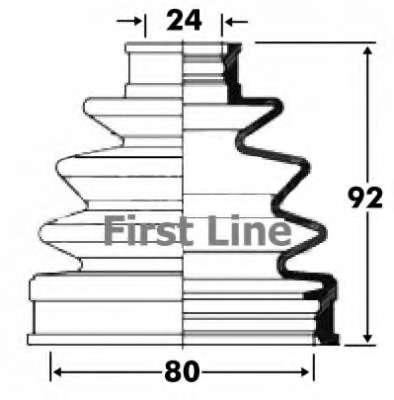 Пыльник, приводной вал