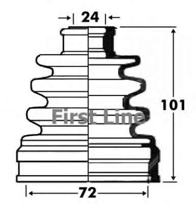 Пыльник, приводной вал