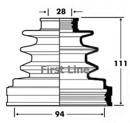 Пыльник, приводной вал