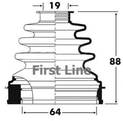 Пыльник, приводной вал