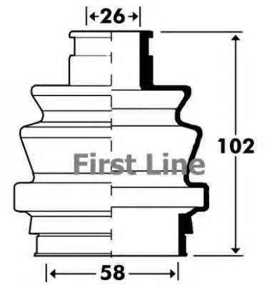 Пыльник, приводной вал