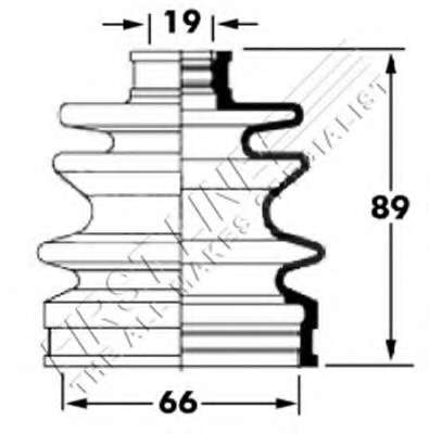Пыльник, приводной вал