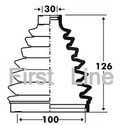 Пыльник, приводной вал