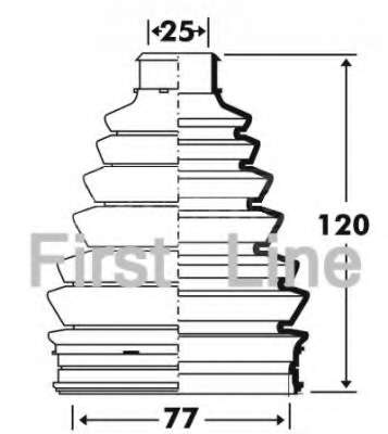 Пыльник, приводной вал