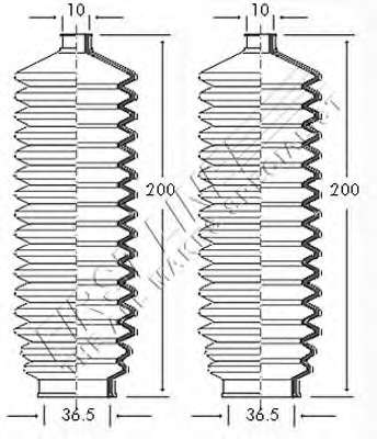 Пыльник, рулевое управление