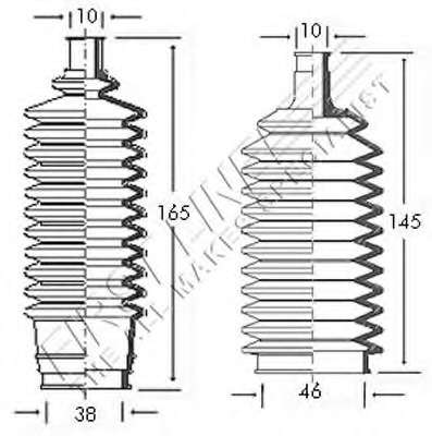 Пыльник, рулевое управление