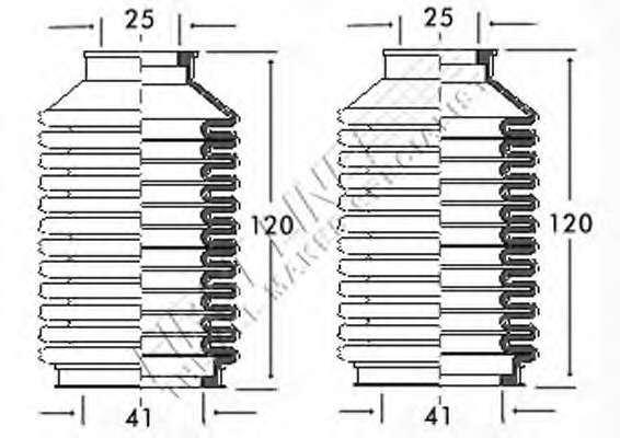 Пыльник, рулевое управление