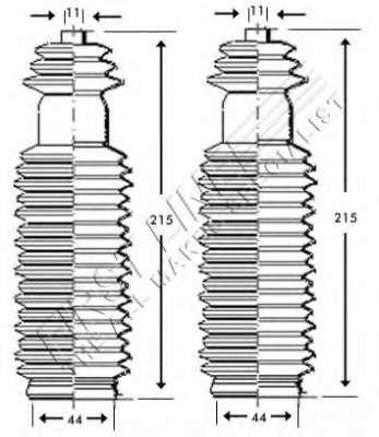 Пыльник, рулевое управление