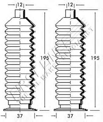 Пыльник, рулевое управление