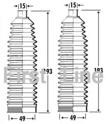 Пыльник, рулевое управление
