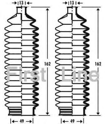 Пыльник, рулевое управление