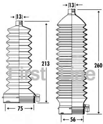 Пыльник, рулевое управление