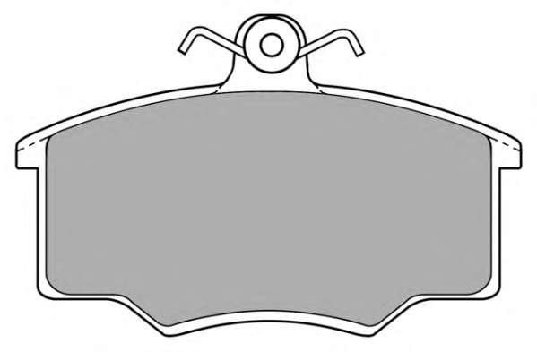 Комплект тормозных колодок, дисковый тормоз