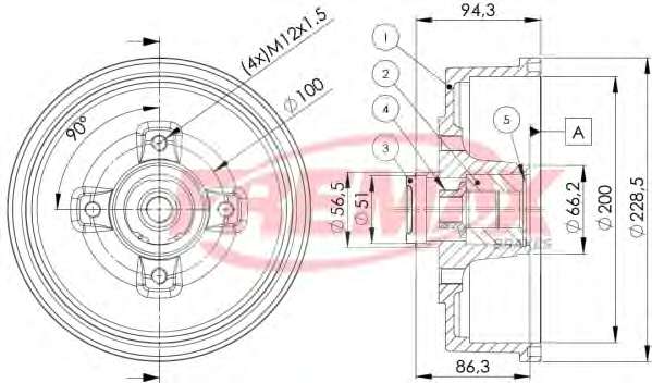 Тормозной барабан