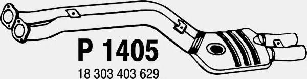 Предглушитель выхлопных газов