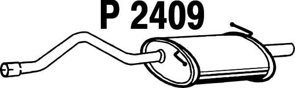 Глушитель выхлопных газов конечный