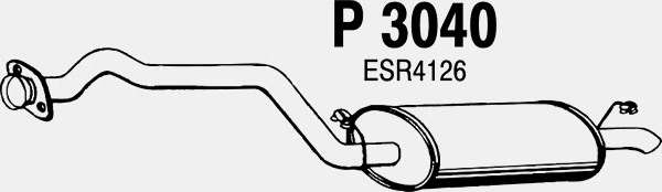 Глушитель выхлопных газов конечный