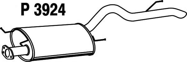 Глушитель выхлопных газов конечный