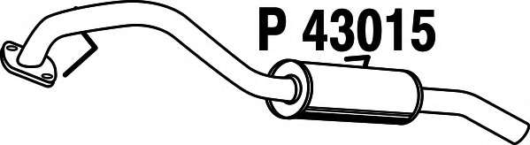 Глушитель выхлопных газов конечный