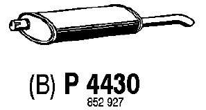 Глушитель выхлопных газов конечный