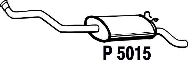 Глушитель выхлопных газов конечный