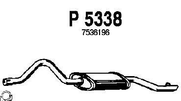 Глушитель выхлопных газов конечный