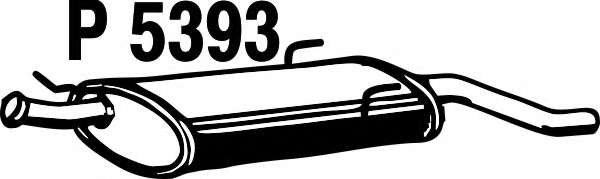 Глушитель выхлопных газов конечный