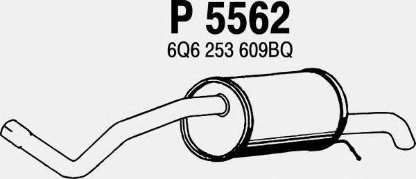 Глушитель выхлопных газов конечный