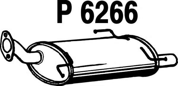 Глушитель выхлопных газов конечный