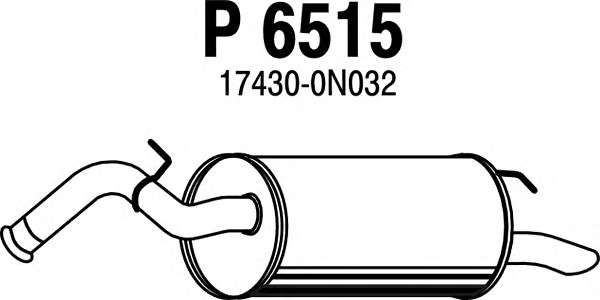 Глушитель выхлопных газов конечный