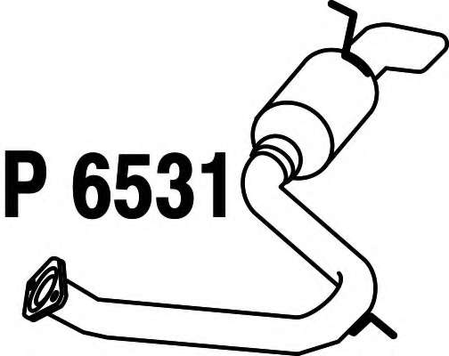 Глушитель выхлопных газов конечный