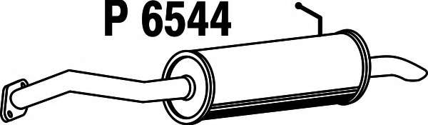 Глушитель выхлопных газов конечный