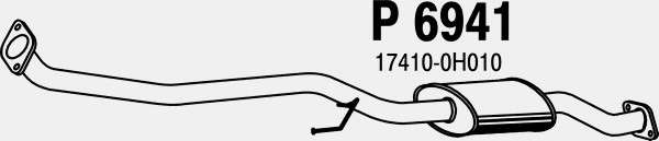 Предглушитель выхлопных газов