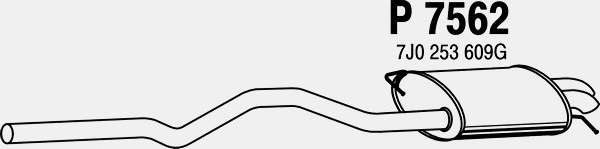 Глушитель выхлопных газов конечный