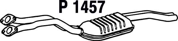 Предглушитель выхлопных газов