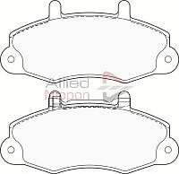 Комплект тормозных колодок, дисковый тормоз