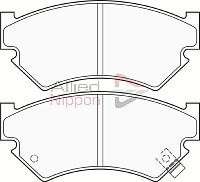 Комплект тормозных колодок, дисковый тормоз