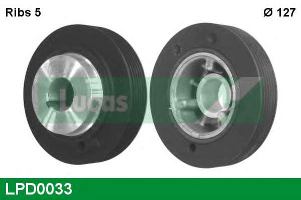 Ременный шкив, коленчатый вал