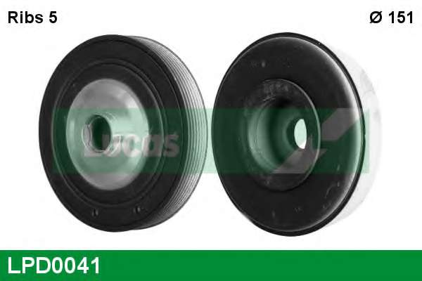 Ременный шкив, коленчатый вал