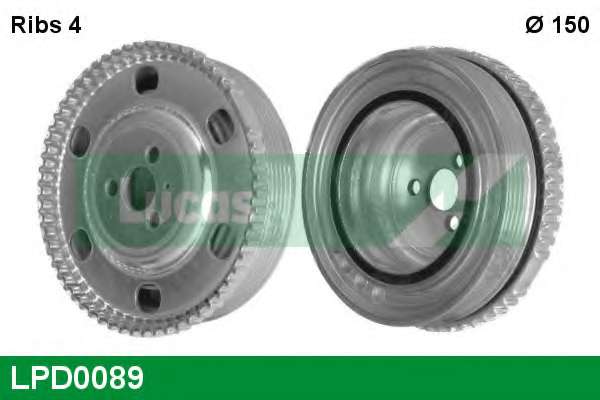 Ременный шкив, коленчатый вал