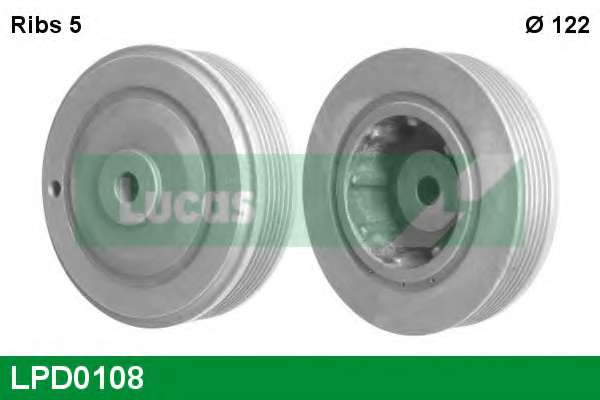 Ременный шкив, коленчатый вал