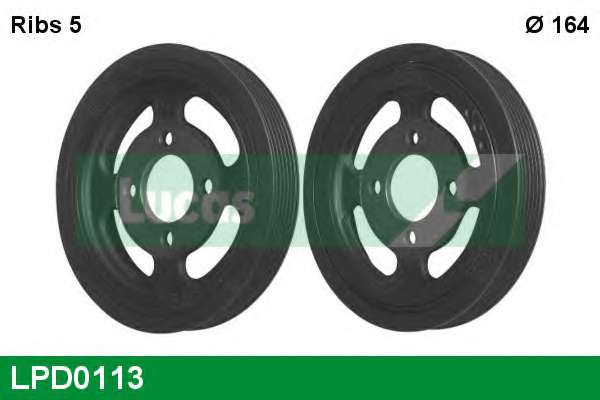 Ременный шкив, коленчатый вал