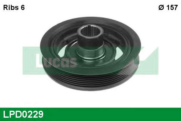 Ременный шкив, коленчатый вал